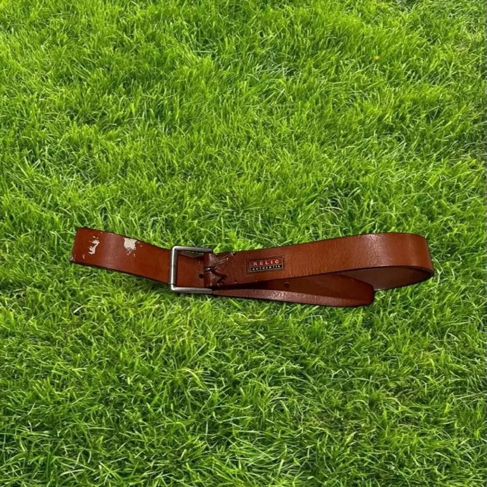 Relic Women's Brown and Burgundy Belt